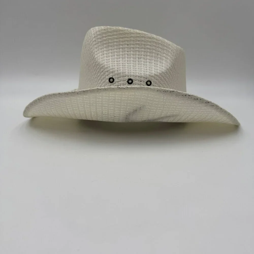 Western Express Inc. Children's Western Cowboy Straw Hat Ivory Size 6 3/8